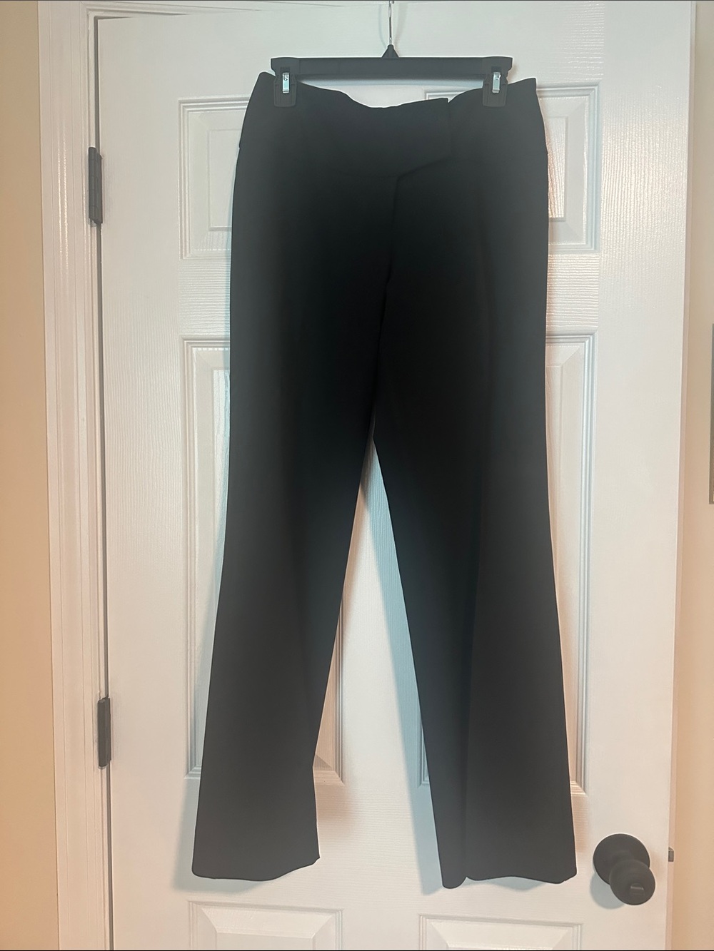 White House Black Market Black Boot-Cut Dress Pants